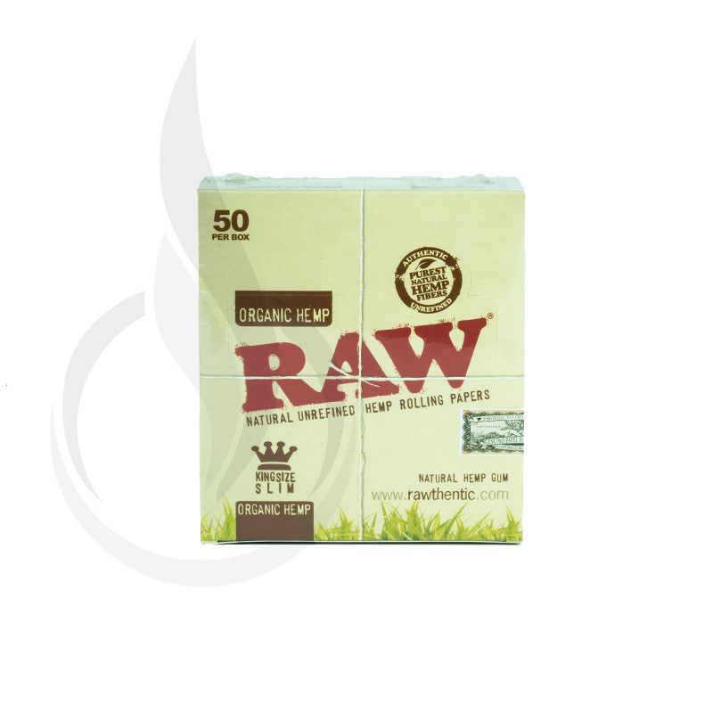 RAW *Organic Hemp* King Size Slim 50/Box